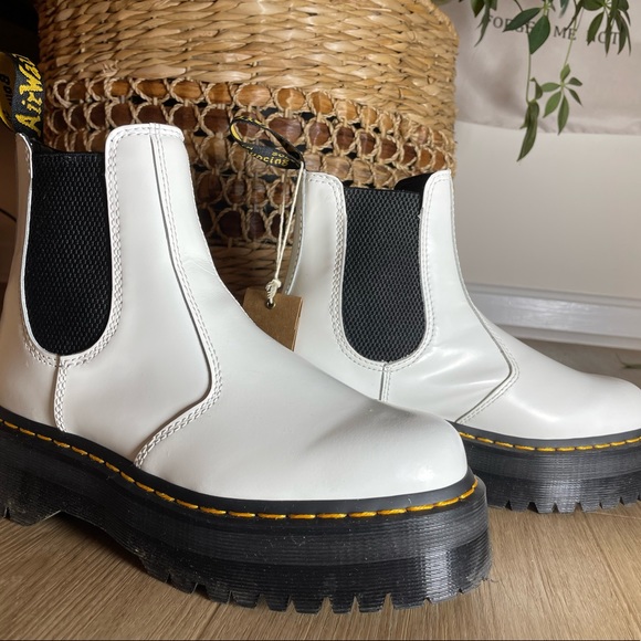 Dr. Marten’s Smooth Leather Platform Chelsea Boots - Picture 6 of 6